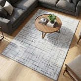 Washable Area Rugs for Living Room, Bedroom & Dining Room – Modern Soft Low Pile Non Slip Carpet – Pet Friendly Waterproof Foldable Rugs for Home