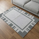 Washable Area Rugs for Living Room, Bedroom & Dining Room – Modern Soft Low Pile Non Slip Carpet – Pet Friendly Waterproof Foldable Rugs for Home