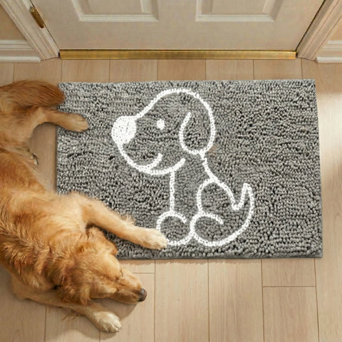 Embroidery Muddy Mat® - Dog Sit