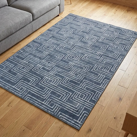Washable Area Rugs for Living Room, Bedroom & Dining Room – Modern Soft Low Pile Non Slip Carpet – Pet Friendly Waterproof Foldable Rugs for Home