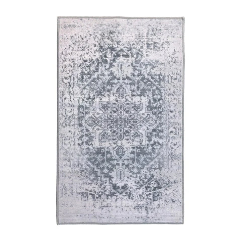 Washable Area Rugs for Living Room, Bedroom & Dining Room – Modern Soft Low Pile Non Slip Carpet – Pet Friendly Waterproof Foldable Rugs for Home