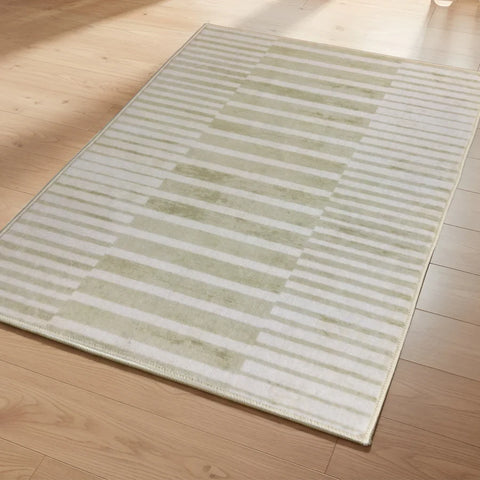Washable Area Rugs for Living Room, Bedroom & Dining Room – Modern Soft Low Pile Non Slip Carpet – Pet Friendly Waterproof Foldable Rugs for Home