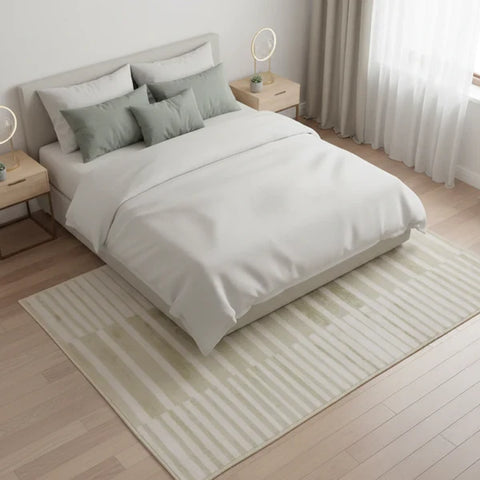 Washable Area Rugs for Living Room, Bedroom & Dining Room – Modern Soft Low Pile Non Slip Carpet – Pet Friendly Waterproof Foldable Rugs for Home