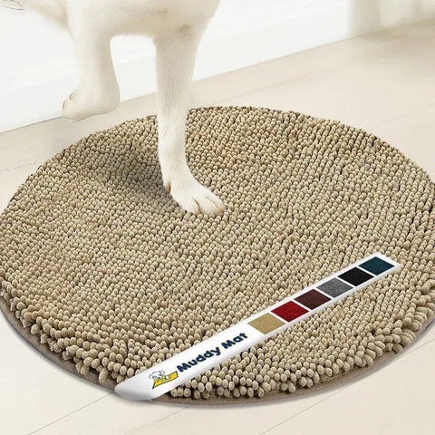 Muddy Mat® Dog Door Round Mat
