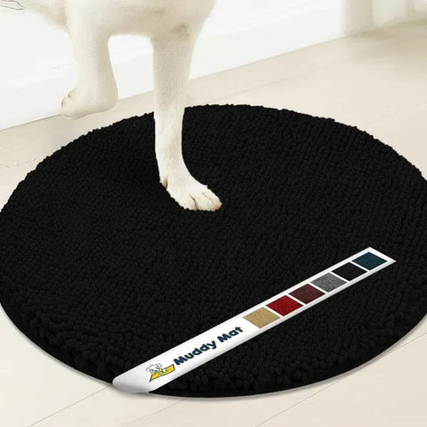 Muddy Mat® Dog Door Round Mat