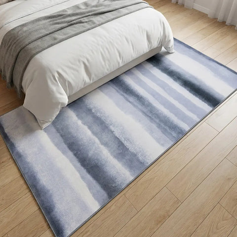 Washable Area Rugs for Living Room, Bedroom & Dining Room – Modern Soft Low Pile Non Slip Carpet – Pet Friendly Waterproof Foldable Rugs for Home