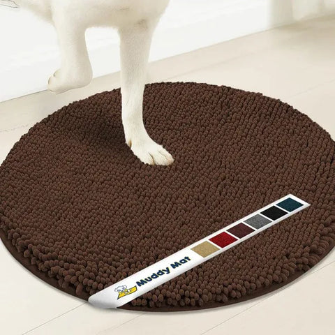 Muddy Mat® Dog Door Round Mat