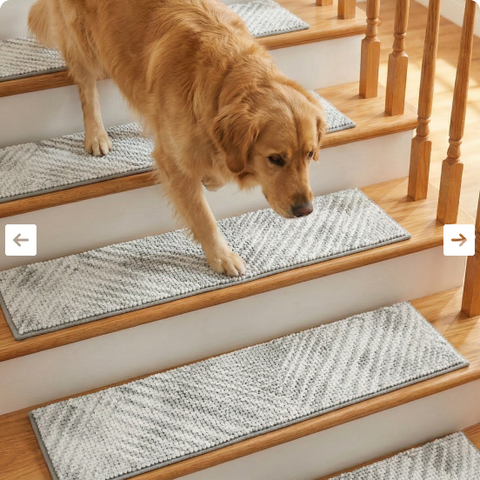 Muddy Mat® — Stair Treads for Dogs Grid Pattern