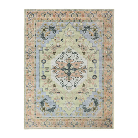 Washable Area Rugs for Living Room, Bedroom & Dining Room – Modern Soft Low Pile Non Slip Carpet – Pet Friendly Waterproof Foldable Rugs for Home