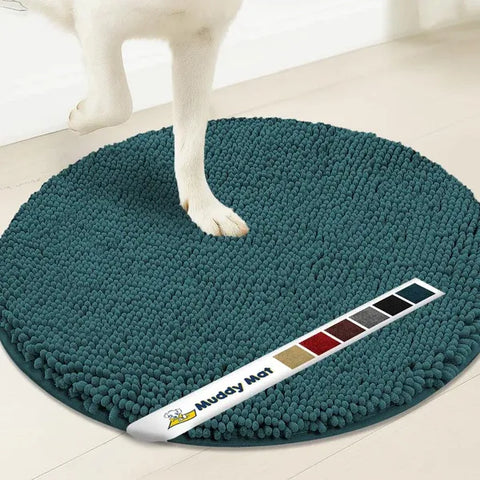 Muddy Mat® Dog Door Round Mat